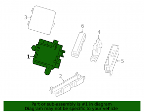 Fuse box underhood right Nissan Leaf 18-22