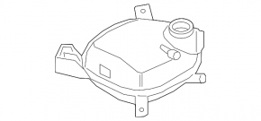 Coolant expansion tank Volvo XC40 19-22