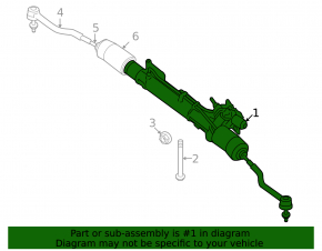 Nissan Altima 07-11 Hybrid Power Steering Rack