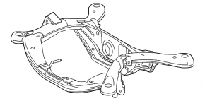 Rear subframe Toyota Sienna 21-25