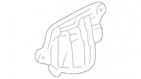 Engine guard arch left Lexus RX300 RX330 04-06