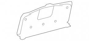 Toyota Avalon 13-18 hybrid center console trim