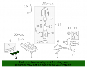 Fuel tank protection for Toyota Venza 09-15