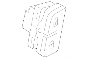 Central lock button front right VW Touareg 11-15