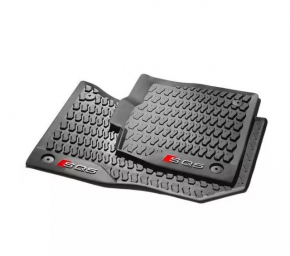 Set of floor mats for Audi Q5 80A 18-24 rubber, black