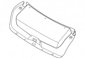 Kia K5 21-24 trunk lid trim