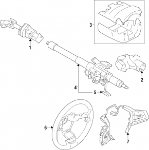 Subaru Forester 25-26 steering wheel controls