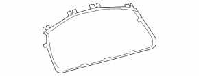 Lexus LS460 07-12 USA Instrument Cluster Bezels
