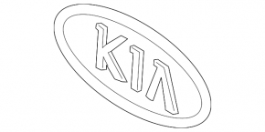 Kia Sorento 14-15 grille emblem