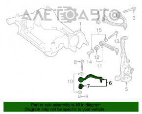 Lower front left control arm Mercedes GLC 16-22 front