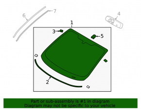 Ford Fiesta 11-19 Windshield