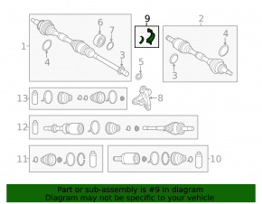 Mazda CX-50 23-25 Intermediate Shaft Bracket Bracket