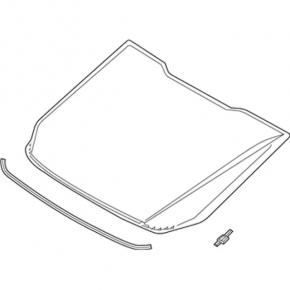 Rear glass Ford Fusion mk5 19-20