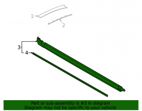 Left threshold Ford Bronco Sport 21-25