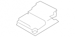 SRS airbag module, airbag computer, Porsche Cayenne 19-20