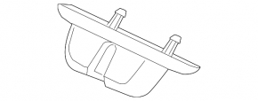Jaguar F-Pace X761 17- Tailgate Lock Trim