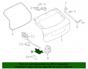 Jaguar F-Pace X761 17- Tailgate Lock Trim