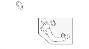 Coolant hose for VW CC 08-17