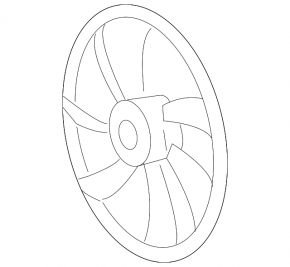 Cooling fan impeller right Lexus ES350 07-12 for small engine