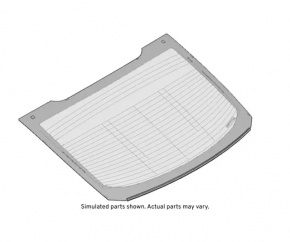 Rear glass Chevrolet Malibu 16-