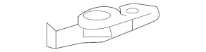 Front bumper mount left Chevrolet Camaro 16-