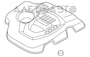 Engine trim Kia Soul 14-19 2.0