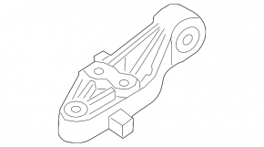 Rear left engine mount bracket Volvo XC40 19-25