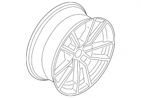 Wheel disk R22 x 10.5J BMW X7 G07 19-26 style 755M, M-Sport