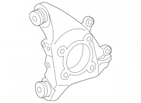 Rear left axle pin Toyota Sequoia 08-16 with casing, S\B for replacement