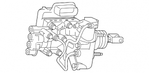 ABS complete with brake master cylinder for Toyota Rav4 20-21 hybrid