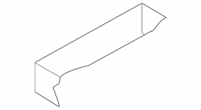 Bracket for the trunk door lock BMW X5 E70 07-13
