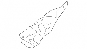 Left side member bracket Subaru Forester 14-18 SJ upper part