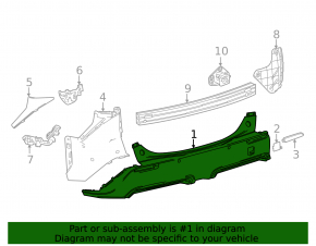 Bare rear bumper Toyota bZ4X 22-26 Limited