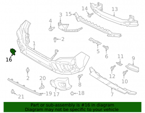 Subaru Forester 2022-2024 Wilderness Front Bumper Tow Hook Cap