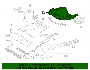 Lexus ES300h ES350 19-26 Trunk Tray