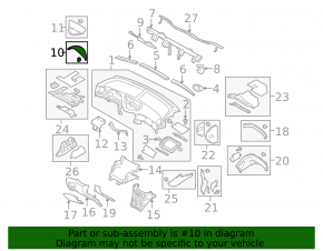 Subaru b9 Tribeca instrument cluster trim