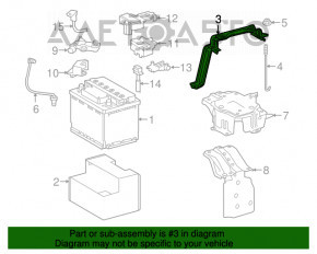Battery mount Lexus RX450h 16-22