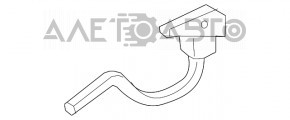 Trunk lid hinge right Hyundai Sonata 11-15