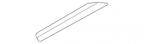Kia K5 21-24 black outer rear right door sill plate