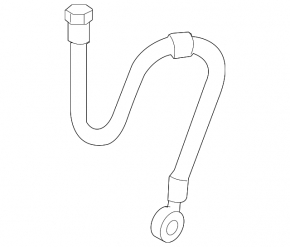 Rear left brake hose for Lexus LS 07-17 RWD