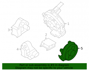 Airbag sensor door left Kia Forte 19-24