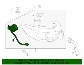 Mazda 3 19-22 4d Outer Wing Light Wiring
