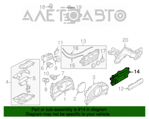 Climate control Mazda 3 14-16 BM dorest auto