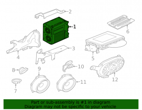 Radio tape recorder Jaguar F-Pace X761 17-23