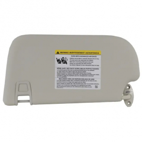 Right visor Ford Focus mk3 11-18 grey, without hook