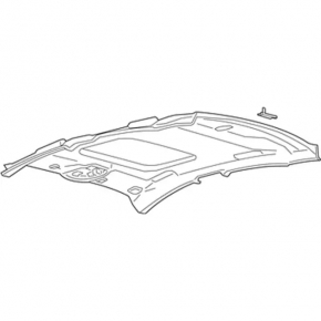 Lincoln MKZ 17-20 Headliner for Sunroof, Beige