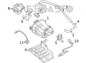 Fuel canister filter Nissan Murano 25-26