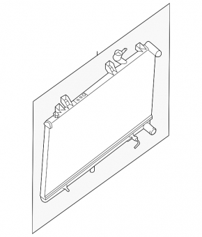 Nissan Pathfinder 13-20 water cooling radiator