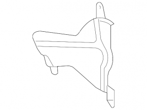 Right cooling fan motor guard for Honda Crosstour 10-15