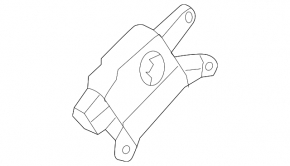 Actuator motor heater drive VW Tiguan 09-18